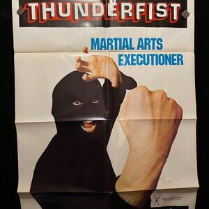 Thunderfist 1973 One Sheet Movie Poster Martial Arts Executioner Kung Fu Karate